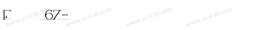 Frutiger 67字体转换